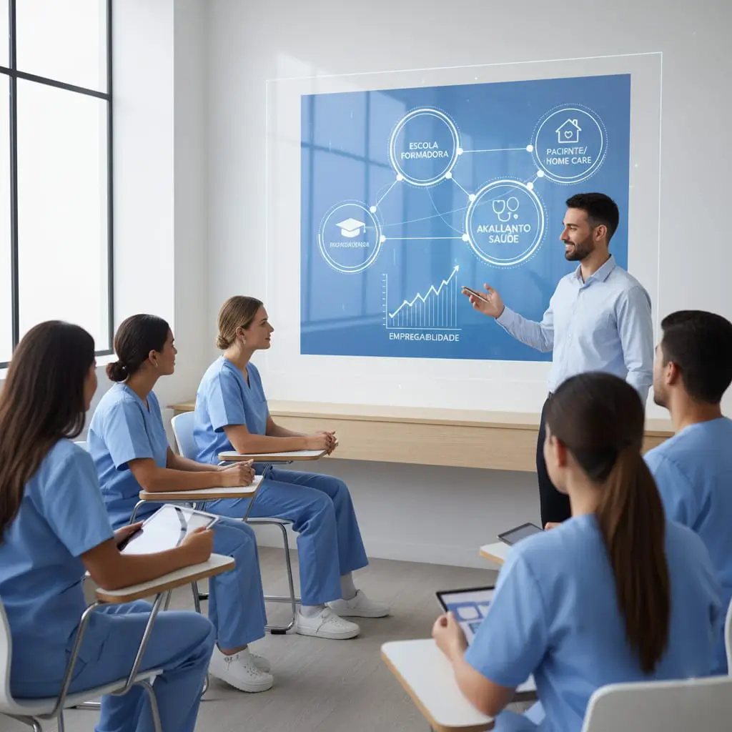 Parceria Estratégica com Escolas Formadoras de Cuidadores